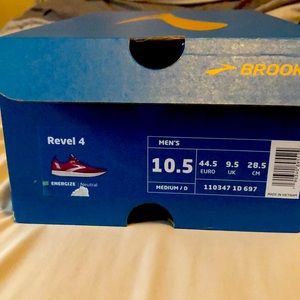 Brooks Revel 4 men’s size 10.5 NEW IN BOX